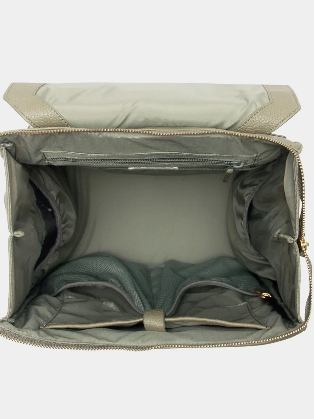 Freshly Picked Olive Green Pebbled Leather Convertible Backpack